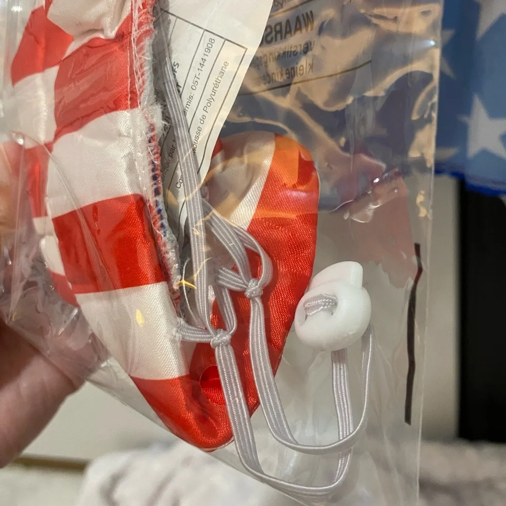 🇺🇸Rubie’s Pet Shop Boutique Red-White-Blue Uncle Sam Costume - Small